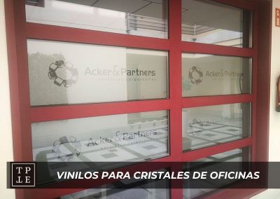 Vinilos para cristales de oficinas: Acker